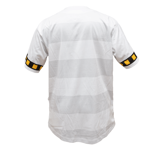 Aguilas Cibaenas - Camisetas Blancas con Logo de Letras Cursivas