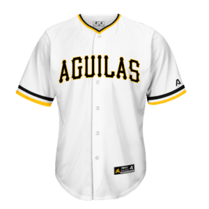 PREVENTA - JERSEY OFICIAL ÁGUILAS CIBAEÑAS BLANCO TEMP. 2026-27