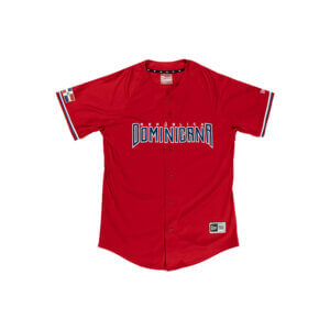 Jersey Rep. Dom. Rojo Marca New Era.