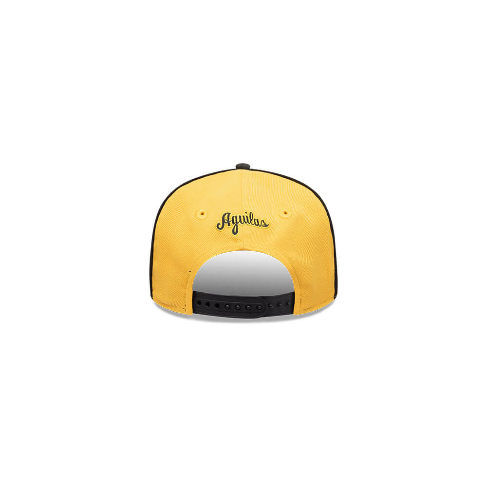 9FIFTY SNAPBACK ÁGUILAS CIBAEÑAS AMARILLA JUVENIL NEWERA. - Imagen 4
